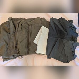 Lot Of Canvas Fabric Scraps